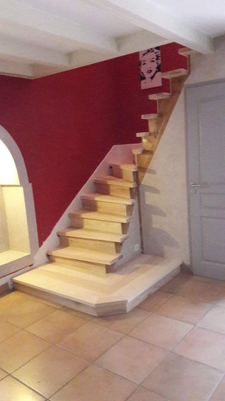 Fabrication d'escalier sur mesure Alixan